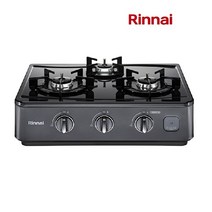 린나이 3구가스레인지 자동불꽃조절 스마트센서 RT-6501, LPG(가스통사용연결용)