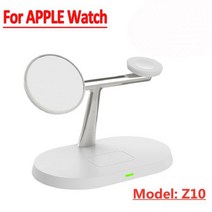 애플 아이폰14프로 호환 케이스 30W 3 in 1 자기 무선 충전기 스탠드 iPhone 14 13 12 Pro Max Airpods Apple Samsung Watch 고속 충전, 애플 화이트용