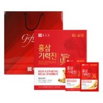 종근당 홍삼 기력진 70mlx30포 + 고급쇼핑백, 단품