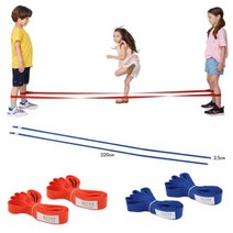 키더스 점프 밴드 고무줄 놀이 뉴 스포츠 티니클링, 오렌지