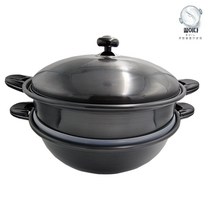끓이다 국내생산 경질 2단찜솥 경질2단찜기 대형찜솥 36cm~44cm, 36cm