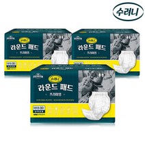 수려니 고급형 라운드 패드 속기저귀 30매 x 8팩(240매) 환자용 교환패드, 1세트