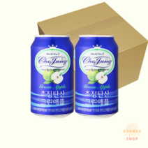초정탄산수 350ml(그린애플) 24can 1BOX 세계 3대 광천수, 그린애플 350ml x 24캔 1박스