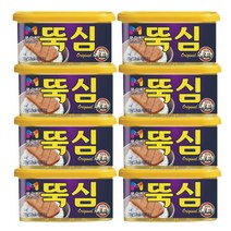 목우촌 뚝심 햄 통조림 200g 8캔, 200g × 8개