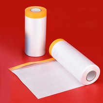 서후네 마스킹 커버링 비닐 테이프 110cmx20m 페인트 도색 풀칠 오염방지 커버, 1개