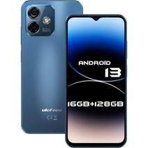Ulefone 언락 휴대폰 노트 16 프로 16GB + 128GB 8코어 6 5인치 HD+ 디스플레이 스마트폰 안드로이드 13 50MP 8MP 4400mAh 듀얼 4G LTE 지문