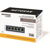 Netgear 5Port Switch 10/100 FS 105 프로세이브 1273638