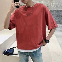 이지핏 베이직 스타일 남자 여름옷 썸머 데일리 반팔 티셔츠 남자학생옷쇼핑몰 여름데이트패션 무지반팔티셔츠 남성컬러반팔티 남녀공용반팔티 20대남자쇼핑몰 베이직스타일여름옷 루즈핏캐주얼티셔츠 레이어드이너티셔츠