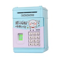 현금계수기 동전계수기 지폐계수기 돈세는기계크리에이티브 돼지 저금통 전자 ATM 지문 암호 돈 동전 카운, 04 04, 한개옵션1