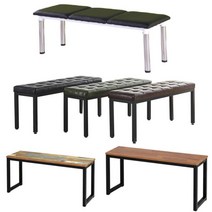 병원 대기 대기실 의자 대기용 의자 약국 의자 휴게실 도서관, 벤치의자 3인, 빈티지