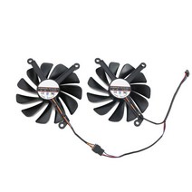 5700XT 1세트 FDC10U12S9C cf10u12s RX 5700XT RX57XT86OD GPU 팬 XFX 비디오 카드 냉각 팬, 01 Fan-A-FDC10U12S9-C
