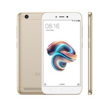 XIAOMI REDMI 5A 스마트 폰 휴대 전화 2GB 16GB 용 425 프로세서 5 인치 화면 3000MAH 배터리, 2G 16G gold|유로
