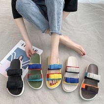 아이원더 비비 더블리본 스트랩 샌들 슬리퍼