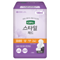 디펜드 스타일 패드 참숯 여성용 중용량, 24개입, 3개