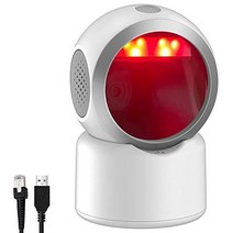 1D 2D QR 전 오토 바코드 스캐너 리더 .Symcode USB 이미지 감지 Barocde . 폰 화면 캡 모자처, 2D White