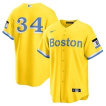 [해외] 나이키 저지 유니폼 MLB 데이빗 오티스 보스턴 레드삭스 Retired 플레이어 시티 커넥트 저지 골드 871688