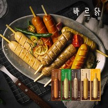 바르닭 닭가슴살 후랑크 꼬치 5종, 2세트, 70g