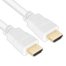 HDMI2.0 UHD 셋탑박스 LG노트북 스마트티비 모니터 노트북 연결케이블 흰색 화이트선 4K 삼성모니터 M5 M7 삼탠바이미, 5m