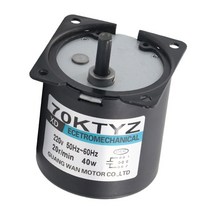 220V AC 40W 저속 기어드 모터 70KTYZ 영구 자석 조정 방향 고 토크, 07 30rpm with bracket