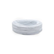 2M/5M UL1007 PVC 주석 도금 구리 와이어 케이블 30/28/26/24/22/20/18/16 AWG 화이트/블랙/레드/옐로우/그린/블루/그레이/퍼플/브라운/오렌지, 5m, 22 AWG, white