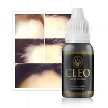 클레오 색소15ml(헤어 블랙)+헤어라인고무판 (반영구 두피색소)