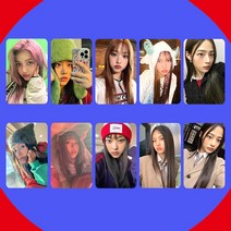 포카 포토카드 시즌그리팅 Kpop Lomo 카드 신상품 청바지 OMG WVS 엽서 앨범 인쇄 그림 팬 선물 컬렉션 10 개세트, [01] 1