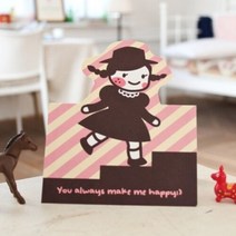 [momoro] 모모로 카드, milky bear