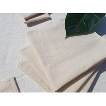 강화 소창 ( 2겹/ 3중박음질/ 핸드메이드) 행주 1P, 개