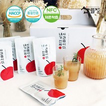 내가 진짜 사과즙이다 100ml 70포 NFC 저온착즙 (벌크) 산들정, 70개, 단품
