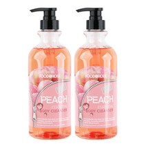 (2개)푸드어홀릭 복숭아 에센셜 바디클렌져 750ml, 8개
