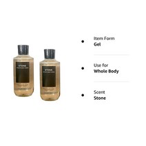 미국직구 올인원바디워시 홀애비냄새제거 대용량 미국향기 Bath and Body Works For Men 3in1 헤어 페이스 바디 워시 밸류 팩 2개 묶음 풀 사이즈스톤, [01] 10 액량 온스2개 팩, [11] 결석