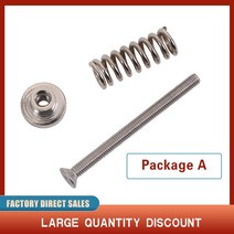 초정밀 5pcs 3D 프린터 레벨링 구성 요소 M3 스크류 스프링 노브 스위트 난방 침대 부품, 02 Package B