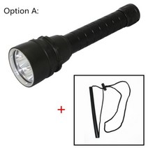 5000 루멘 다이빙 손전등 5x L2 XM L2 LED 18650 토치 수중 60M 방수 전술 플래시 라이트 랜턴 라이트, 옵션 A, 01 Option A