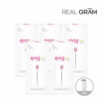 [리얼그램] 화이링워터W 석류맛 5박스(50회분) + 보틀 증정, 화이링워터W 5개