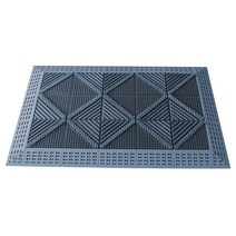현관 발매트 출입문 깔판 상업용 호텔 도어 건물 입구, 60cmx90cm 빨간색
