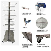 다기능 자동차 디스크 원형 판 부품 진열대 거치대, 60걸이바닥판1000x500x1600