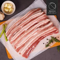 [데일리이츠] 프리미엄 삼겹살 1kg 바비큐수육용, 통삼겹살 1kg 슬라이스
