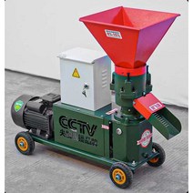 펠렛기계 동물 모이 배합기 목재 압출기 닭 펠릿, 180형 /220V/5.5kw/