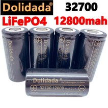인산철배터리팩 오리지널 브랜드 lifepo4 충전식 배터리 32700 12800mAh 3.2V 전문 리튬 철 인산염 전원, 4PCS