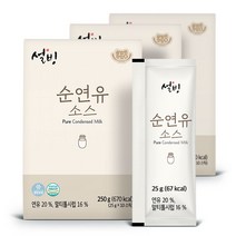 설빙 순 연유 소스 25g 10개 3팩, 단품