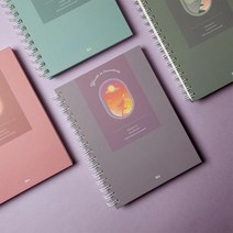 아이비스 A5 스프링 노트 SP10110, 랜덤 발송, 4개입