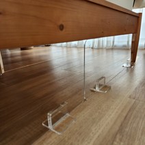 토타토바 아크릴 가림판 강아지 고양이 침대밑 쇼파밑 가림막 펜스 틈새막기 마킹방지용 울타리 토끼 투명울타리, 길이 70cm ~85cm x 높이 15cm~20cm