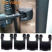 자동차용품 QCBXYYXH ABS 자동차 스타일링 도어 체크 암 보호 커버 볼보 C70 V40 V60 S60 XC60 XC90 용 도어록 로트당 4 개, [02] For V40