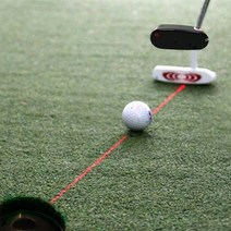 골프 레이져 퍼터 연습용 퍼팅블랙 포인터 목표 라인 교정기 보조 훈련 도구 개선 액세서리