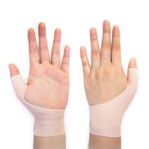 실리콘 손목 보호대 스트랩 아대 손목밴드 테이핑 지지대, 반투명2P