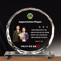 [인물패] 감사패 부모님감사패 어버이날선물 환갑칠순 상패 크리스탈 이글패 싱글홀인원 골프트로피 제작, 19x20x5