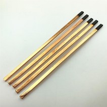 5pcs 탄소 막대 흑연 전극 구리 도금 원형 평면 용접 판금 수리 8m, 05 5mmX12mmX355mm_01 흑연