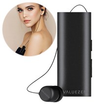 VALUEZEN 블루투스 이어셋 이어폰 클립형 릴타입 핸즈프리 무선이어폰 노이즈캔슬링 멀티페어링, #벨루젠 VZ-CBE50 블루투스 이어폰#