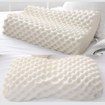 라텍스베게 굴곡지압 땅콩지압 대형 태국라텍스_[230407EA], 02)땅콩지압 베개