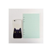 A5 A6 마카롱 레이저 컬러 DIY 바인더 노트북 커버 일기 어젠다 플래너 종이 학교 문구, green Line